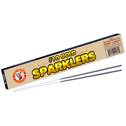 #10 GOLD SPARKLERS