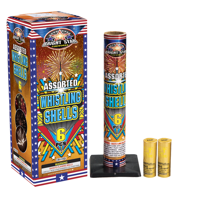 ASSORTED WHISTLING SHELLS (CANISTER)