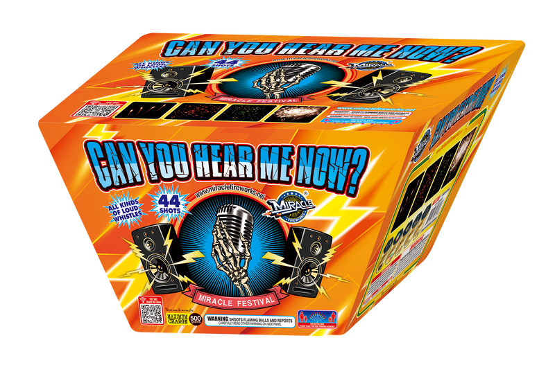 44'S CAN YOU HEAR ME NOW?(500G FAN CAKE WITH LOUD WHISTLES)