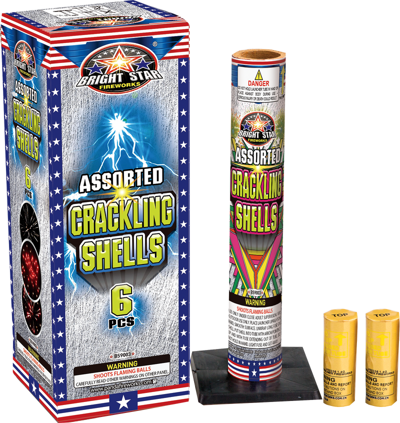 ASSORTED CRACKLING SHELLS (CANISTER)