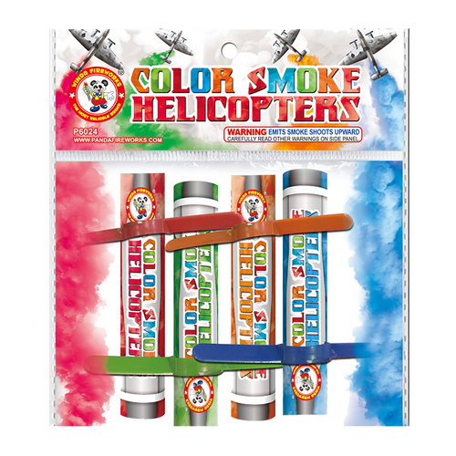COLOR SMOKE HELICOPTERS