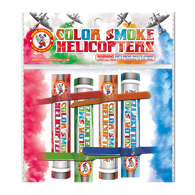 COLOR SMOKE HELICOPTERS