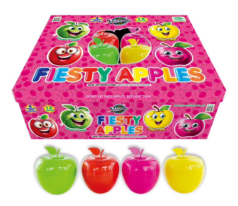 FIESTY APPLES(GRANNY SMITH, RED DELICIOUS, FUJI, HONEY CRISP)