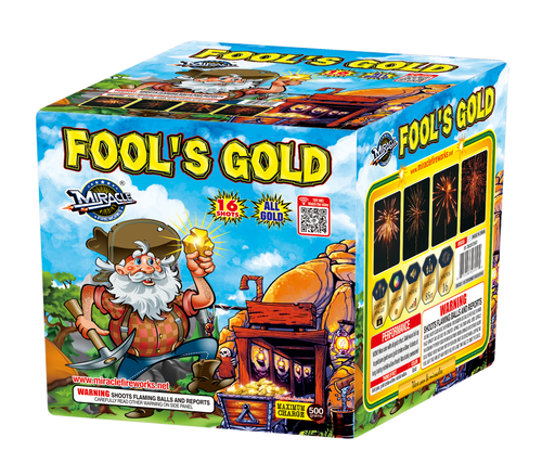 16'S FOOL'S GOLD(350G CAKE WITH ALL GOLD EFFECT)