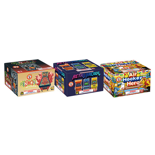 GAME NIGHT
-P5198A-PINBALL WIZARD 51'S
-P5198B-RETRO ARCADE 51'S
-P5198C-AIR HOCKEY HERO 51'S