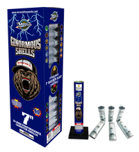 7'' GINORMOUS SHELLS(7''LONG CANISTER SHELLS 24-PACK WITH 60 BREAKS)