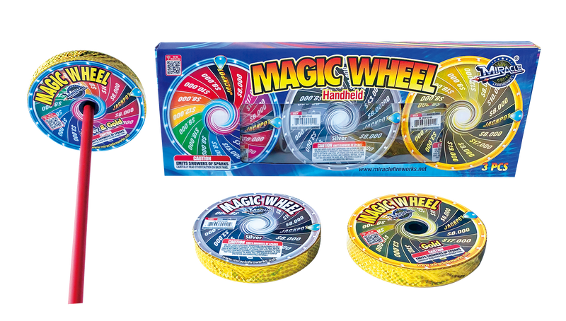 MAGIC WHEEL(HANDHELD, 3 ASSORTED PCS)