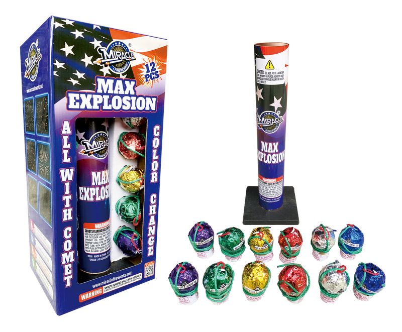 MAX EXPLOSION(COLOR CHANGE BALL SHELLS 12-PACK)