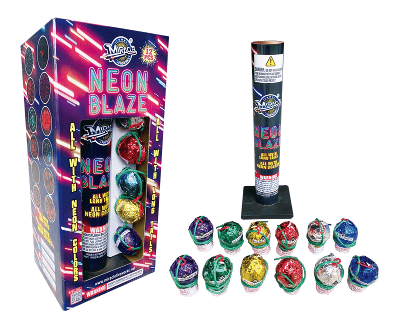 NEON BLAZE(12-PACK WITH 12 NEON COLORS)