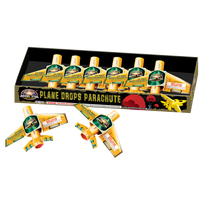 PLANE DROPS PARACHUTES