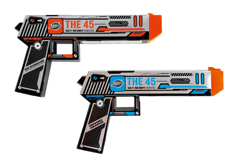 THE 45(PISTOL-SHAPED FOUNTAIN)