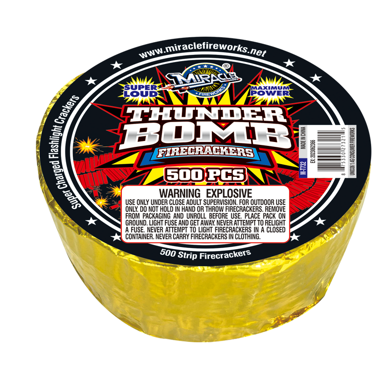 THUNDER BOMB FIRECRACKERS(500 ROLL)