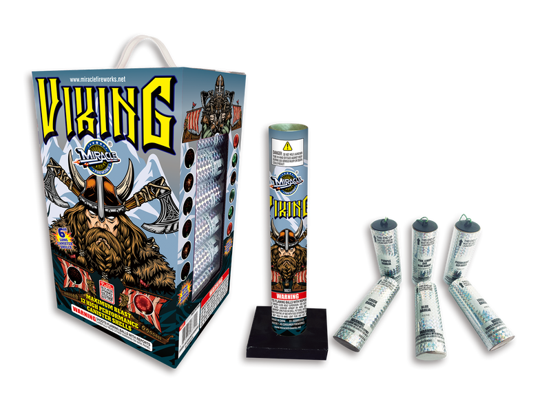 6'' VIKING(6''LONG CANISTER SHELL 12-PACK)