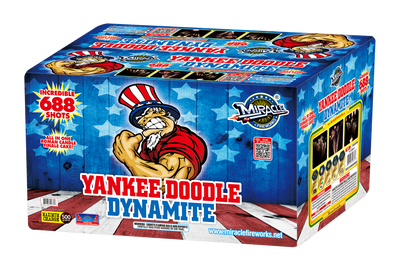 688'S YANKEE DOODLE DYNAMITE(RAPID FIRE BIG ROMAN CANDLE Z CAKE)
